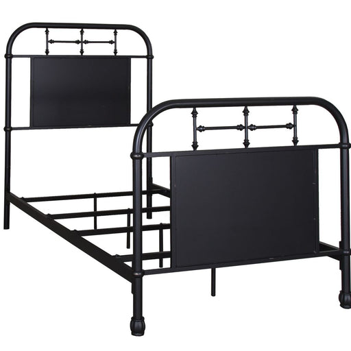 Liberty Furniture Vintage Series Full Metal Bed in Black - Furniture 4 Less (Jacksonville, NC)