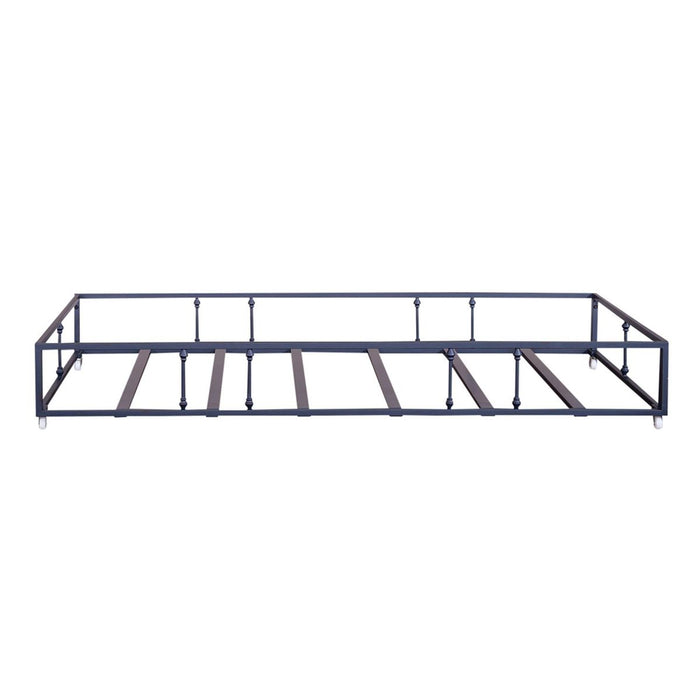 Liberty Furniture Vintage Series Twin Metal Trundle in Navy - Furniture 4 Less (Jacksonville, NC)
