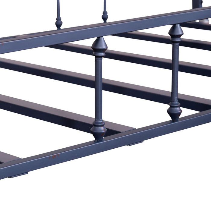 Liberty Furniture Vintage Series Twin Metal Trundle in Navy - Furniture 4 Less (Jacksonville, NC)