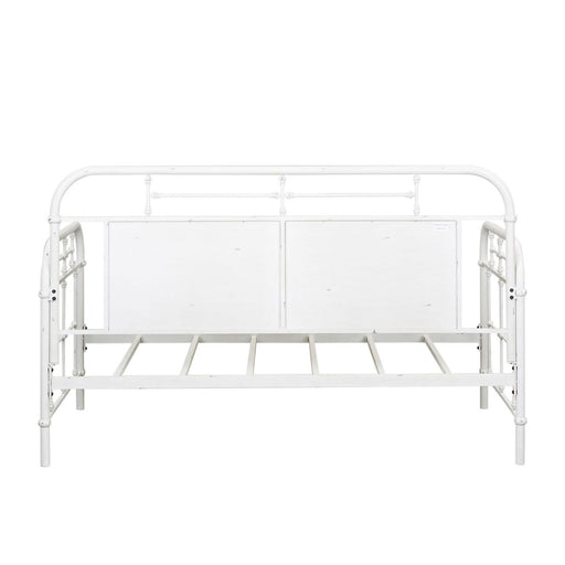 Liberty Furniture Vintage Series Twin Metal Bed in Antique White - Furniture 4 Less (Jacksonville, NC)