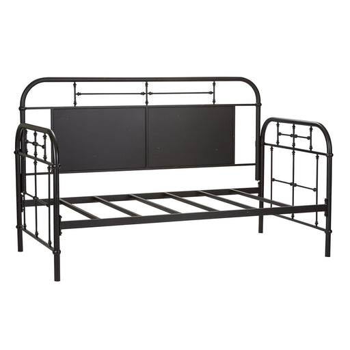 Vintage Series Twin Metal Bed in Black - Furniture 4 Less (Jacksonville, NC)