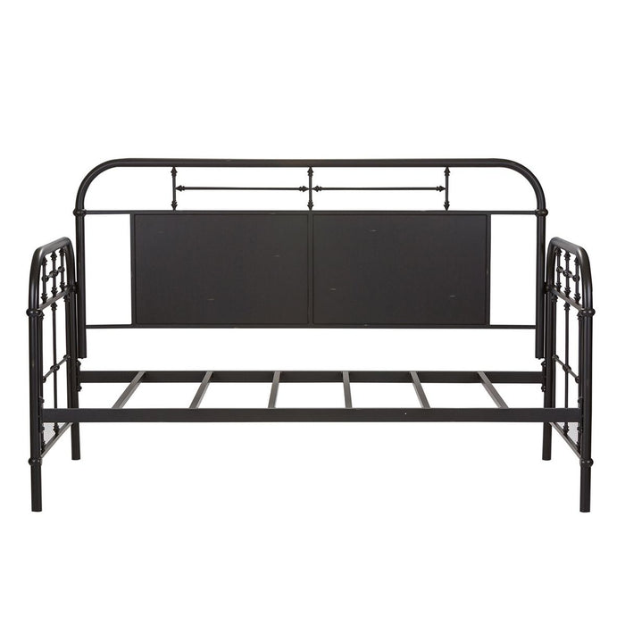 Liberty Furniture Vintage Series Twin Metal Bed in Black - Furniture 4 Less (Jacksonville, NC)