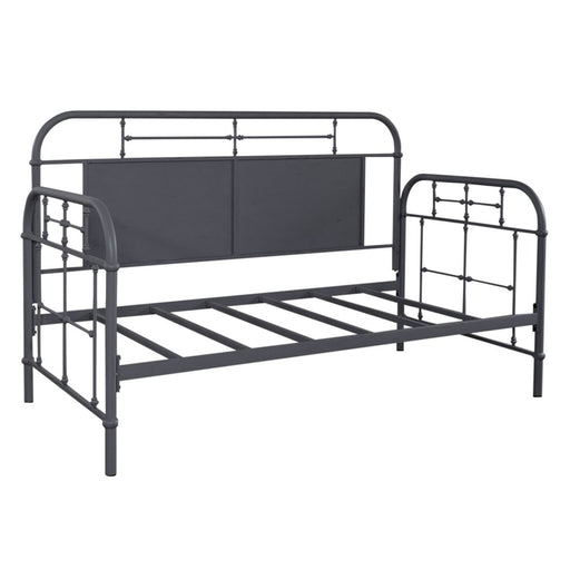 Liberty Furniture Vintage Series Twin Metal Bed in Navy - Furniture 4 Less (Jacksonville, NC)