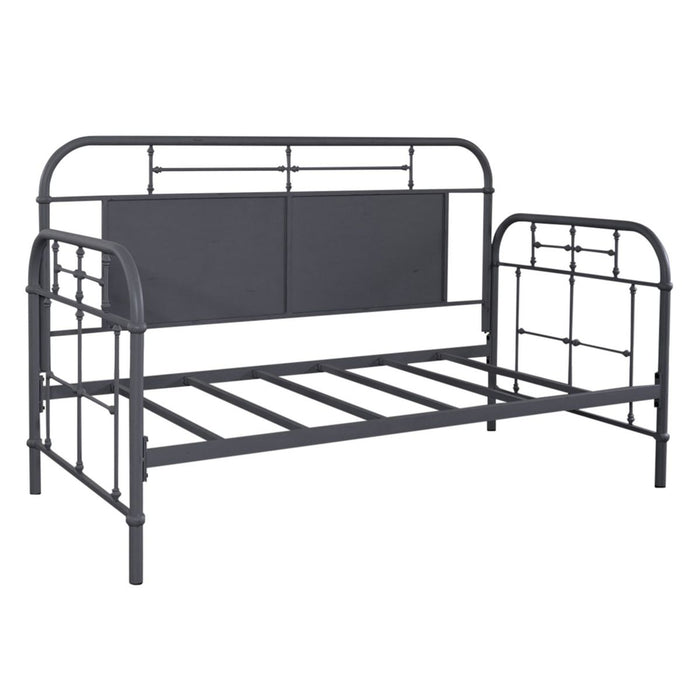 Liberty Furniture Vintage Series Twin Metal Bed in Navy - Furniture 4 Less (Jacksonville, NC)