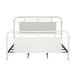 Liberty Furniture Vintage Series King Metal Bed in Antique White - Furniture 4 Less (Jacksonville, NC)