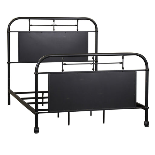 Vintage Series Full Metal Bed in Black - Furniture 4 Less (Jacksonville, NC)