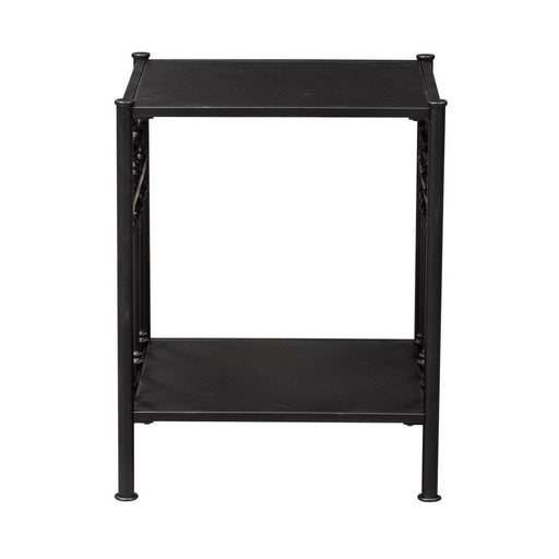 Liberty Furniture Vintage Series Open Nightstand in Black - Furniture 4 Less (Jacksonville, NC)