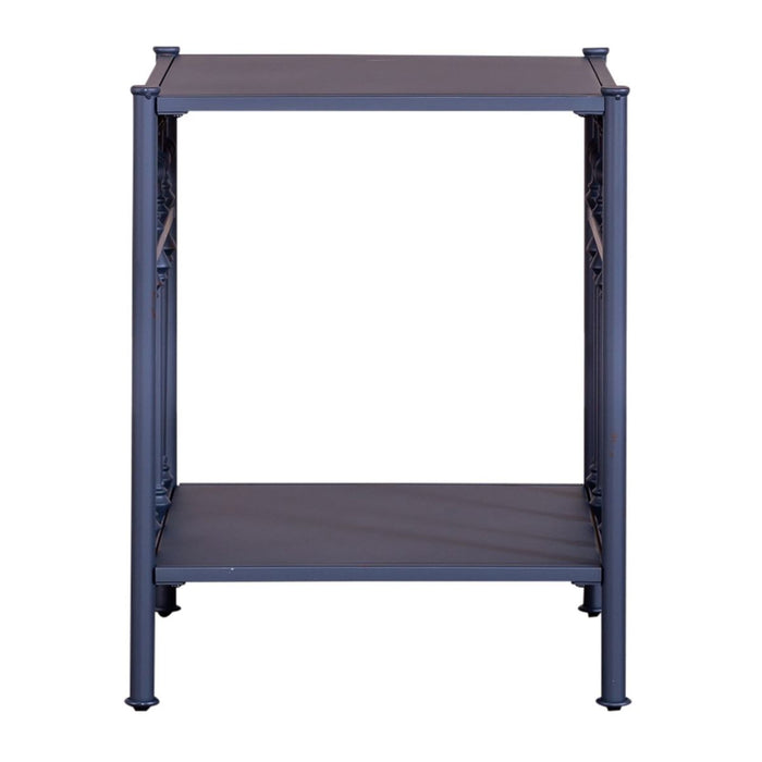 Liberty Furniture Vintage Series Open Nightstand in Navy - Furniture 4 Less (Jacksonville, NC)