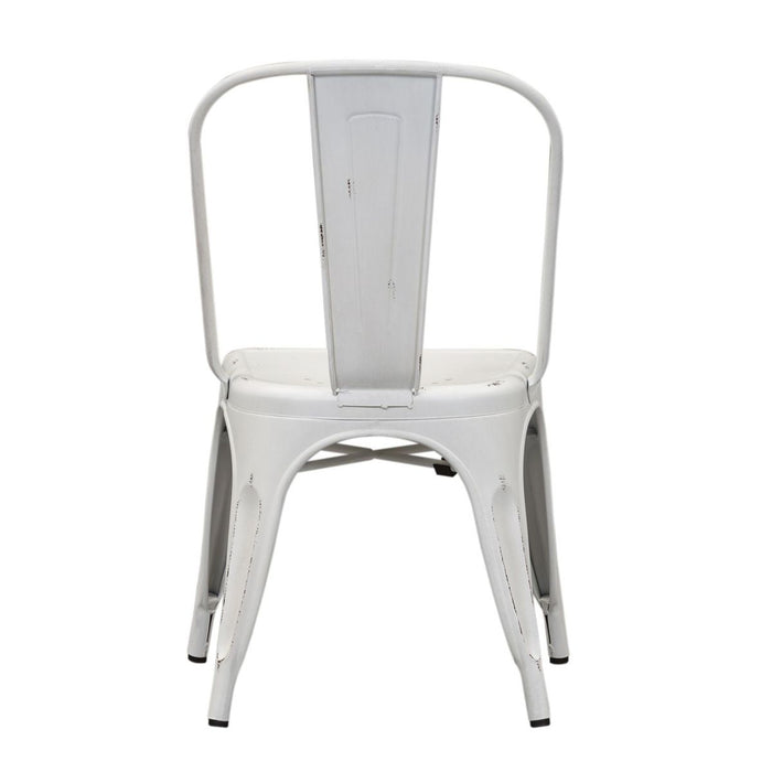 Liberty Furniture Vintage Series Bow Back Side Chair in Antique White (Set of 2) - Furniture 4 Less (Jacksonville, NC)