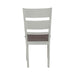 Liberty Furniture Brook Bay Slat Back Uph Side Chair (Set of 2) in Textured White - Furniture 4 Less (Jacksonville, NC)