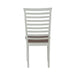 Liberty Furniture Brook Bay Uph Ladder Back Side Chair (Set of 2) in Textured White - Furniture 4 Less (Jacksonville, NC)