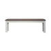Liberty Furniture Brook Bay Uph Dining Bench in Textured White - Furniture 4 Less (Jacksonville, NC)
