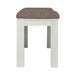 Liberty Furniture Brook Bay Uph Dining Bench in Textured White - Furniture 4 Less (Jacksonville, NC)