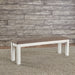 Liberty Furniture Brook Bay Uph Dining Bench in Textured White - Furniture 4 Less (Jacksonville, NC)