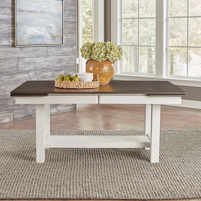 Brook Bay Trestle Table Set - Furniture 4 Less (Jacksonville, NC)