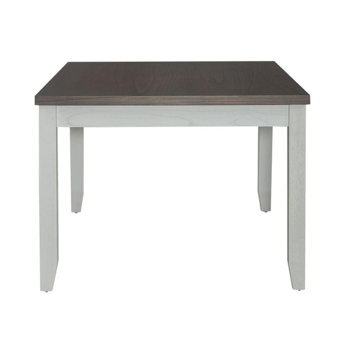 Liberty Furniture Brook Bay Rectangular Leg Table in Textured White 182-CD-RLS - Furniture 4 Less (Jacksonville, NC)
