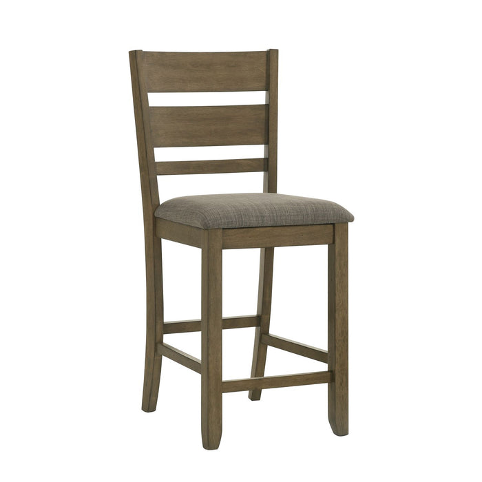 Brook Bay Slat Back Uph Counter Chair (RTA) - Furniture 4 Less (Jacksonville, NC)