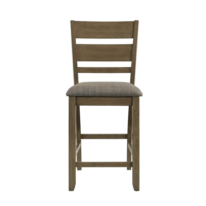 Brook Bay Slat Back Uph Counter Chair (RTA) - Furniture 4 Less (Jacksonville, NC)