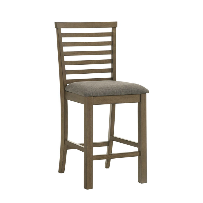 Brook Bay Uph Ladder Back Counter Chair (RTA) - Furniture 4 Less (Jacksonville, NC)
