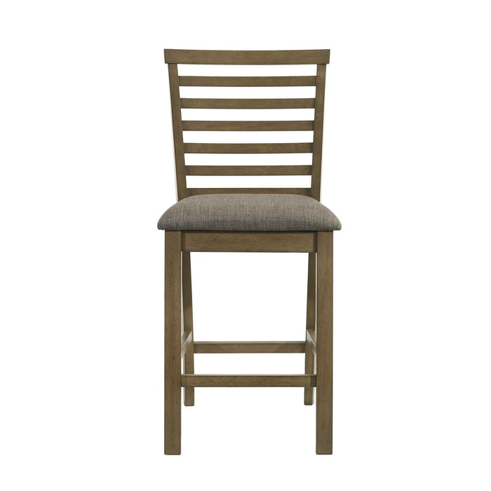 Brook Bay Uph Ladder Back Counter Chair (RTA) - Furniture 4 Less (Jacksonville, NC)