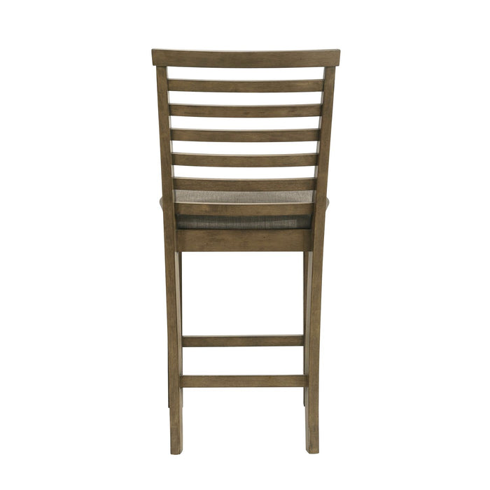 Brook Bay Uph Ladder Back Counter Chair (RTA) - Furniture 4 Less (Jacksonville, NC)
