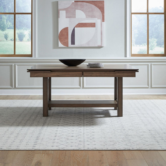 Brook Bay Trestle Table Set - Furniture 4 Less (Jacksonville, NC)