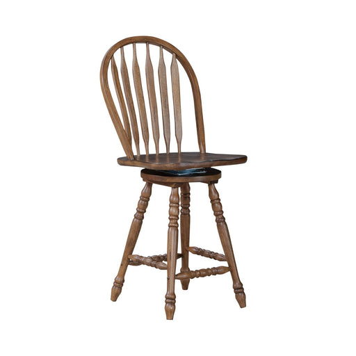 Carolina Crossing Windsor Swivel Counter Chair - Furniture 4 Less (Jacksonville, NC)