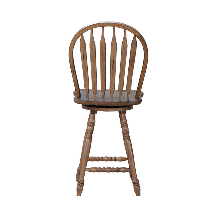 Carolina Crossing Windsor Swivel Counter Chair - Furniture 4 Less (Jacksonville, NC)