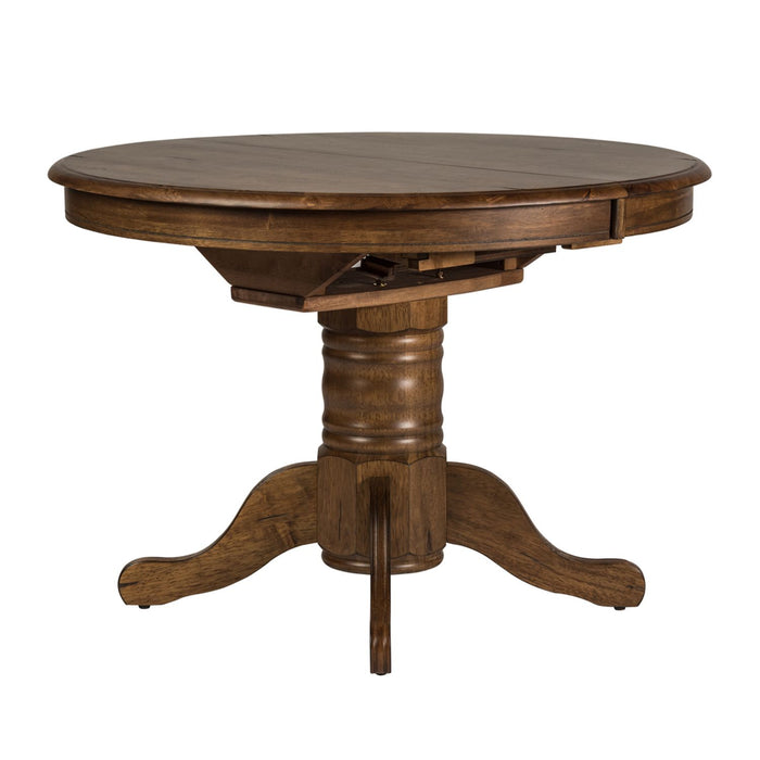 Carolina Crossing 3 Piece Round Table Set - Furniture 4 Less (Jacksonville, NC)