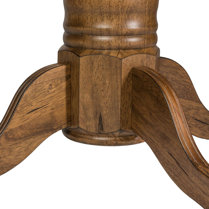 Carolina Crossing 3 Piece Round Table Set - Furniture 4 Less (Jacksonville, NC)