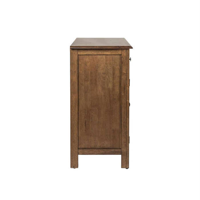 Liberty Furniture Carolina Crossing Server in Antique Honey - Furniture 4 Less (Jacksonville, NC)