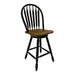 Carolina Crossing Windsor Swivel Counter Chair - Black - Furniture 4 Less (Jacksonville, NC)