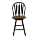 Carolina Crossing Windsor Swivel Counter Chair - Black - Furniture 4 Less (Jacksonville, NC)