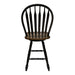 Carolina Crossing Windsor Swivel Counter Chair - Black - Furniture 4 Less (Jacksonville, NC)