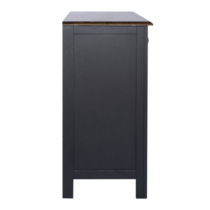 Carolina Crossing Server in Black - Furniture 4 Less (Jacksonville, NC)