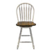 Carolina Crossing Windsor Swivel Counter Chair - White - Furniture 4 Less (Jacksonville, NC)