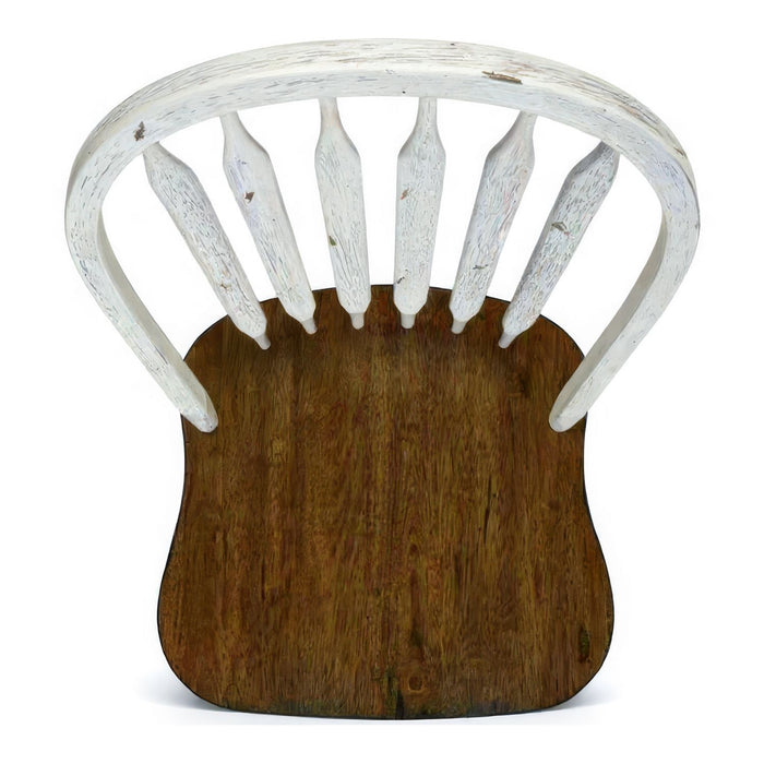 Carolina Crossing Windsor Swivel Counter Chair - White - Furniture 4 Less (Jacksonville, NC)