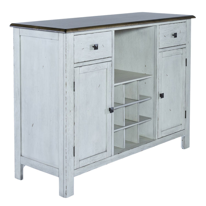 Carolina Crossing Server in White - Furniture 4 Less (Jacksonville, NC)
