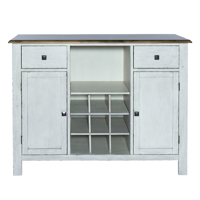 Carolina Crossing Server in White - Furniture 4 Less (Jacksonville, NC)