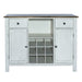 Carolina Crossing Server in White - Furniture 4 Less (Jacksonville, NC)
