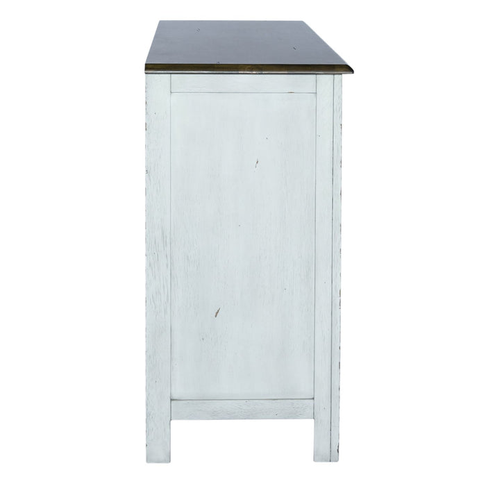 Carolina Crossing Server in White - Furniture 4 Less (Jacksonville, NC)