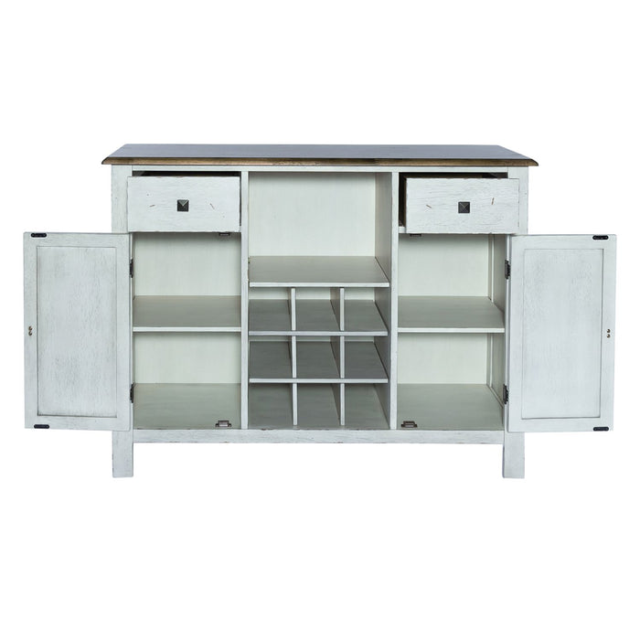 Carolina Crossing Server in White - Furniture 4 Less (Jacksonville, NC)