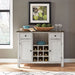 Liberty Furniture Carolina Crossing Server in White - Furniture 4 Less (Jacksonville, NC)