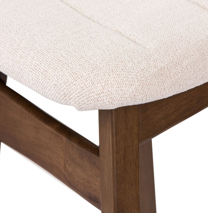 Liberty Furniture Space Saver 24" Counter Chair (Light Tan) in Satin Walnut (Set of 2) - Furniture 4 Less (Jacksonville, NC)