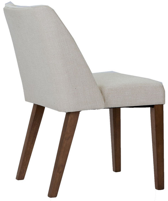 Liberty Furniture Space Saver Nido Chair (Light Tan) in Satin Walnut (Set of 2) - Furniture 4 Less (Jacksonville, NC)