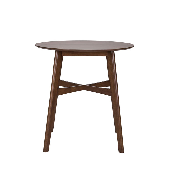 Space Saver Gather Table in Satin Walnut - Furniture 4 Less (Jacksonville, NC)