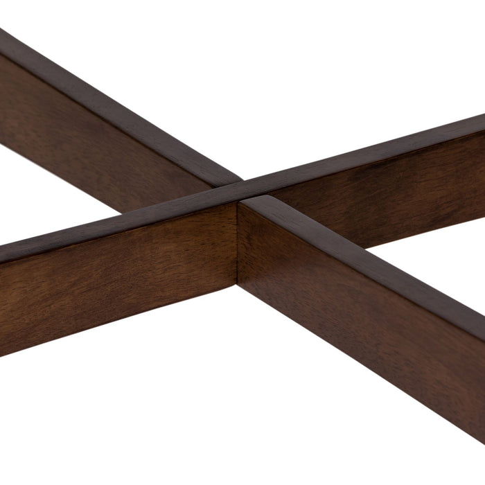 Space Saver Gather Table in Satin Walnut - Furniture 4 Less (Jacksonville, NC)