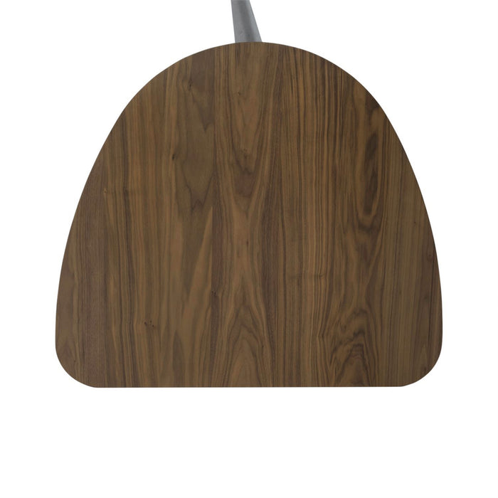Space Saver Triangle Table in Satin Walnut - Furniture 4 Less (Jacksonville, NC)