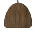 Space Saver Triangle Table in Satin Walnut - Furniture 4 Less (Jacksonville, NC)