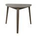 Space Saver Triangle Table in Satin Walnut - Furniture 4 Less (Jacksonville, NC)